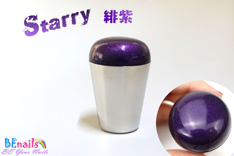 BEnails轉印美甲-星空轉印章-緋紫(附刮板)starry_cup_purple_01v2