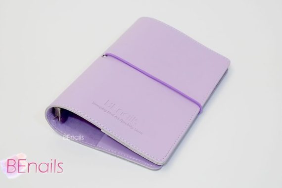 BEnails轉印美甲-(紫)轉印鋼板收納本，附6入獨家設計專用活頁